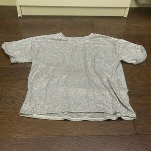 Tucker + Tate Glittery Gray Top